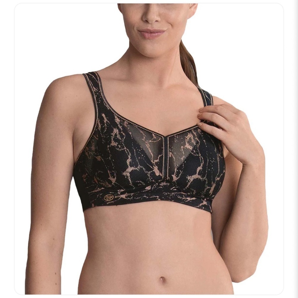 Anita Active Air Control Delta Pad Softcup Sports Bra Powder Gold